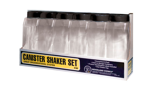Woodland Scenics S199 All Scale Canister Shaker Set (US Only)