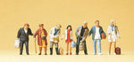 Preiser 10400 HO Scale Pedestrians Standing Commuters
