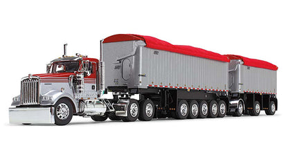 DCP 60-1632 1/64 Kenworth W900L Day Cab w/ East Michigan Trailer