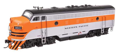 Walthers Mainline 11421 HO Scale EMD F7 A - Standard DC -- Western Pacific #919D