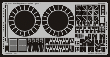 Eduard 48548 1/48 Photo Etch Wellington Mk.I Exterior for TRUMPETER