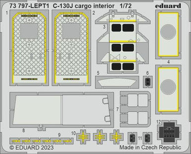 Eduard 73797 1/72 C-130J Cargo Interior for Zvezda