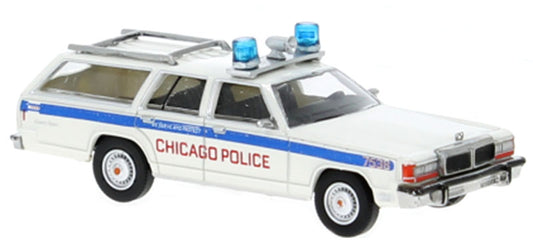 Brekina 19632 1/87 Chicago Police 1979 Ford LTD Plastic Wagon