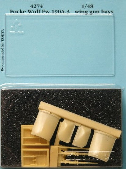 Aires 4274 1/48 Fw190A3 Wing Gun Bays For TAM