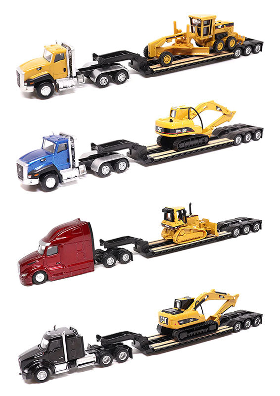 Diecast Masters 84410A-CASE 1/87 Caterpillar Machines Assortment Case