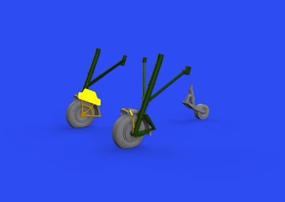 Eduard 672247 1/72 Aircraft- Z37A Wheels for EDU (Mask & Resin)