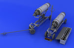 Eduard 648046 1/48 Rocket Launcher B8M1 & Loading Cart (PE & Resin)