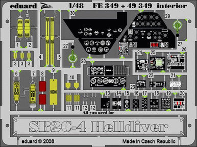 Eduard FE349 1/48 Helldiver Photo Etch for Revell & Accurate