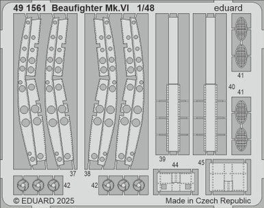 Eduard 491561 1/48 Beaufighter Mk.VI Photo Etched Set for REVELL