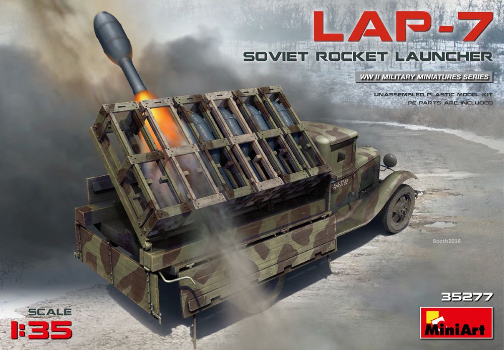Miniart Models 35277 1/35 WWII LAP7 Soviet Rocket Launcher