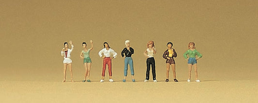 Preiser 79075 N Scale Girls Figure Set