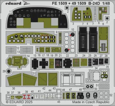 Eduard FE1509 1/48 B-24D Zoom Set for HOBBY BOSS Kit