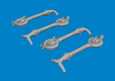 Eduard 6481112 1/48 B-24D Turbochargers PRINT Brassin