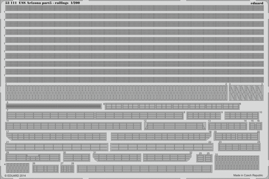 Eduard 53111 1/200 USS Arizona Railings Pt.5 for TRP