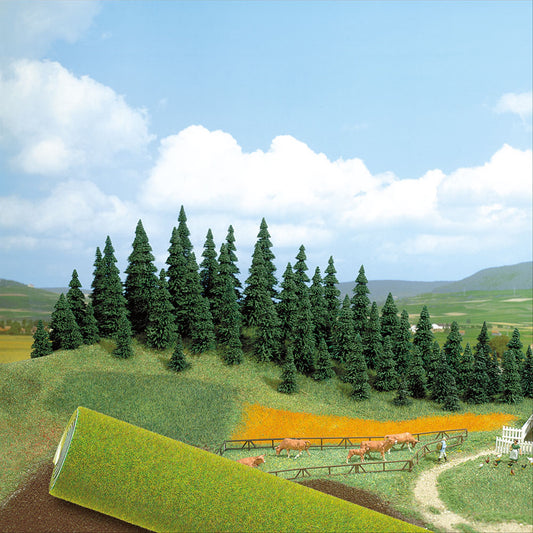 Busch 7221 All Scale Large Grass Mat, Spring Green, 100 x 80 cm