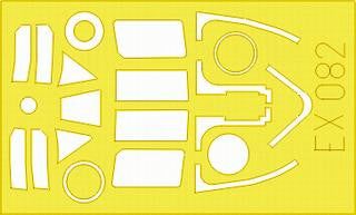 Eduard EX082 1/48 Mask Typhoon Mk.Ib Door Canopy for Hasegawa