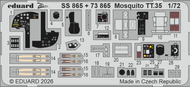 Eduard SS865 1/72 Mosquito TT.35 Zoom Set for AIRFIX
