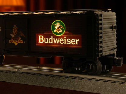 Lionel 6-2428410 O Gauge Budweiser Illuminated Bar Sign Reefer