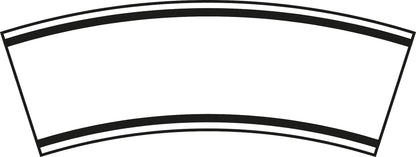 Faller 282905 Z Scale 4 Curved Track Beds Model Kit