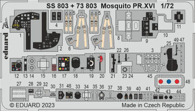 Eduard SS803 1/72 Mosquito PR.XVI for AIRFIX