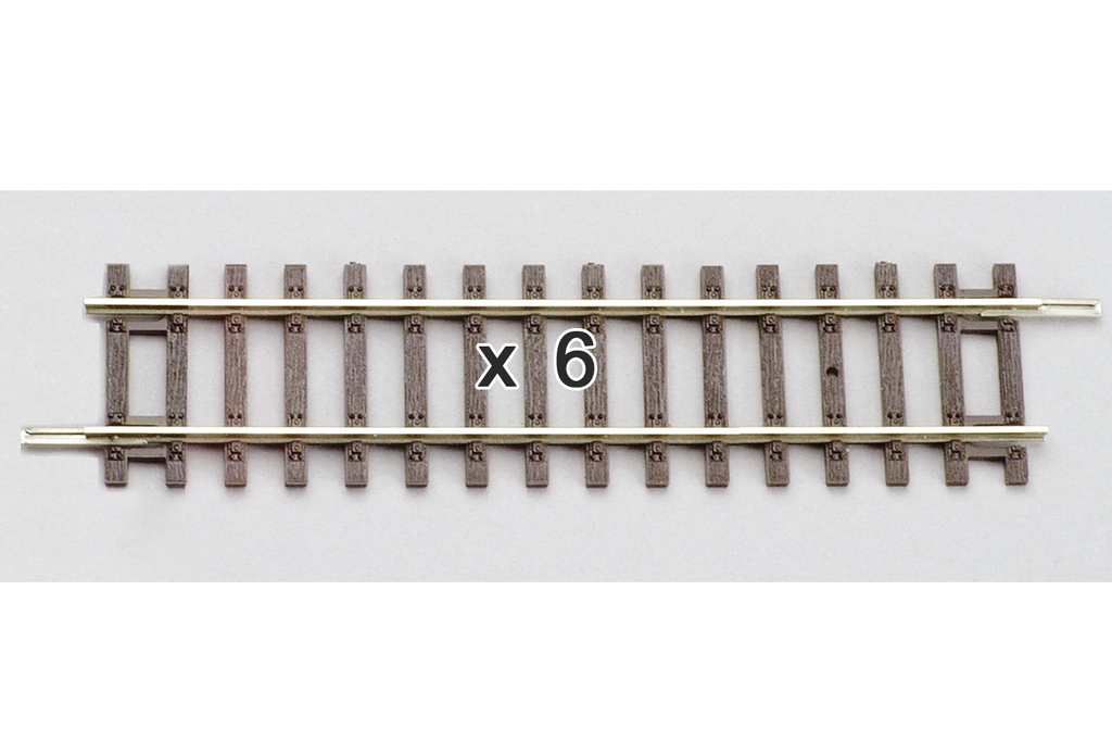 Piko 55202 HO Scale Straight Track 119mm Order 6x