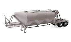 Walthers SceneMaster 949-2620 HO Dry Bulk Trailer Kit Undecorated