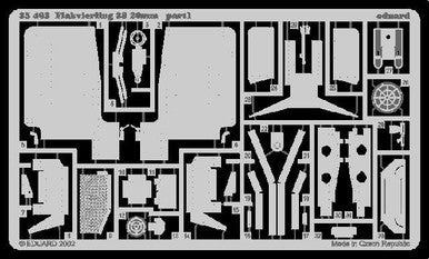 Eduard 35463 1/35 Flak 38 20mm for TAM Photo Etch Detail Set