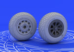 Eduard 648092 1/48 P-51 Wheels for Tamiya (Resin)