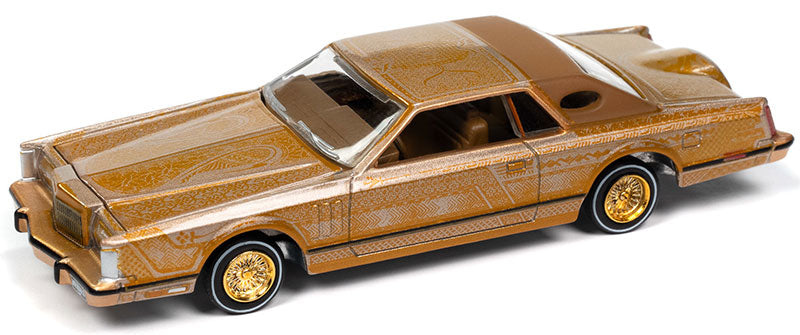 Auto World AWSP175-B 1/64 1979 Lincoln Continental Lowrider Replica