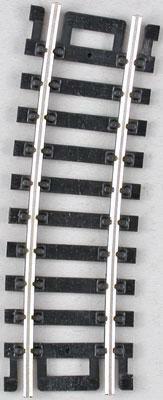 Atlas Model Railroad 835 HO Scale Code 100 Curved Snap-Track(R) Nickel-Silver Rail -- 1/3 Section, 18" Radius (Black Ties) pkg(4)