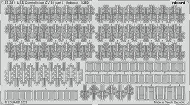 Eduard 53281 1/350 USS Constellation CV64 Part 1 Lifeboats for