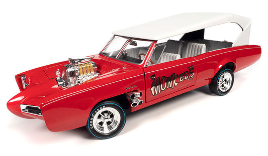 Auto World AWSS144 1/18 Monkeemobile Red Body Diecast Car Collectible