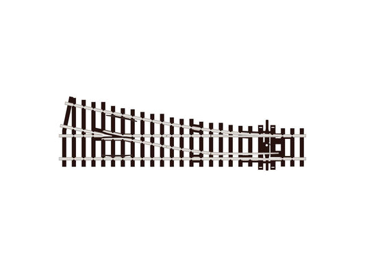 Peco SL-E91 HO Scale Code 100 Small Radius Turnout - Streamline