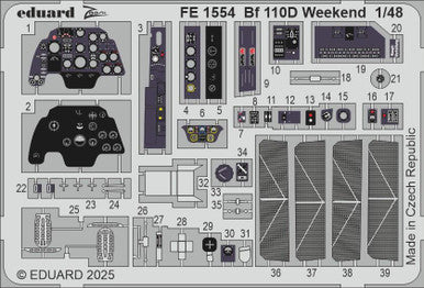 Eduard FE1554 1/48 Bf 110D Weekend
