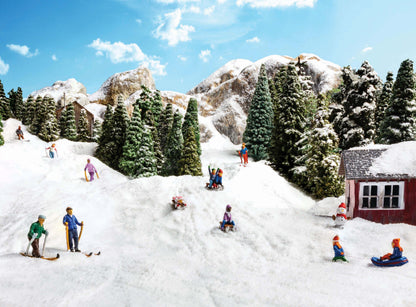 Woodland Scenics A2222 All Scale N Snow Skiers
