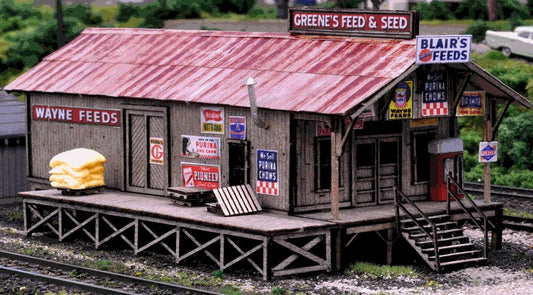 Blair Line 2005 HO Green's Feed & Seed Company Kit