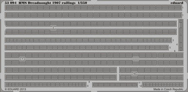 Eduard 53094 1/350 HMS Dreadnought Railings 1907 for TRP