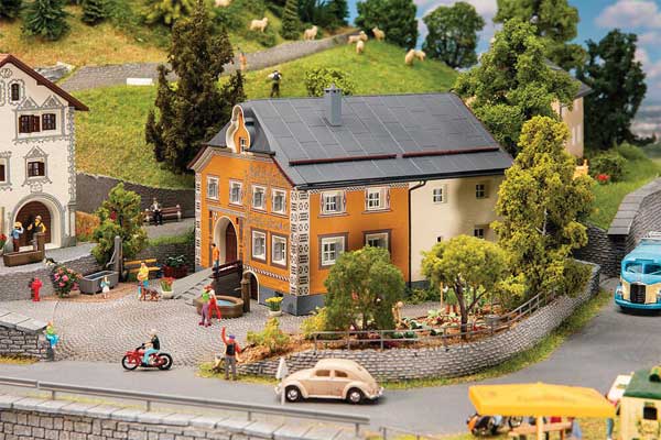 Faller 130661 HO Scale Traditional Engadine House -- Kit