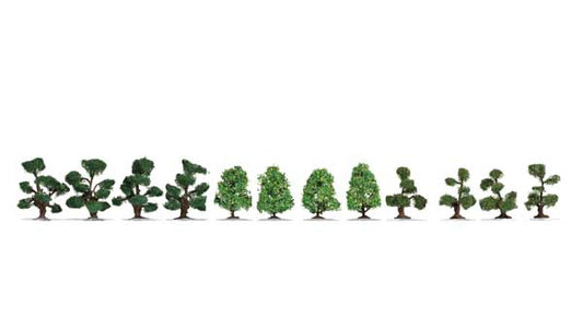 Noch 21546 A Scale Ornamental Bushes -- 12 Pieces, 1-7/16 - 1-15/16" 4cm - 5cm