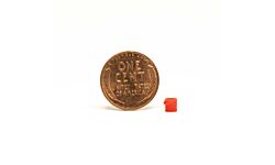 All Scale Miniatures 870890 HO Red Fire Bucket 5-Pack