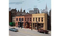 Walthers Cornerstone 933-4072 HO Merchant's Row Background Building
