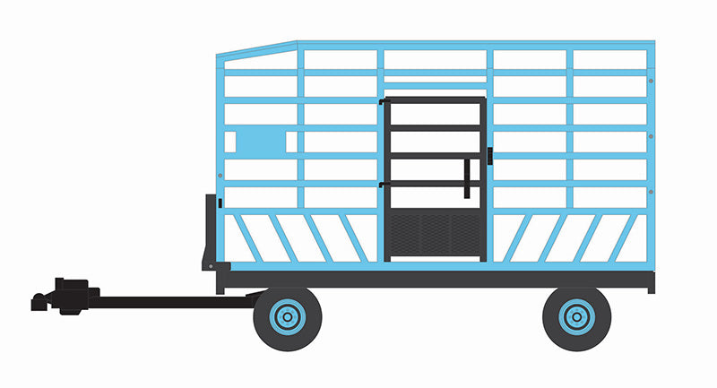 Greenlight 48100-F 1/64 Scale Bale Throw Wagon