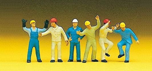 Preiser 10105 HO Scale People Working -- Steeplejacks