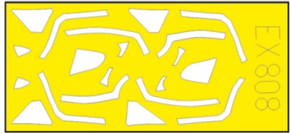 Eduard EX808 1/48 Mask Aircraft- Spitfire Mk XVI TFace for EDU