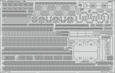 Eduard 53312 1/350 USS Ranger CV-4 Part 2 Photo Etch for TRUMPETER