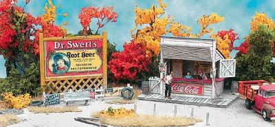 Bar Mills 954 O Scale Swanson's Lunch Counter w/Billboard -- Kit