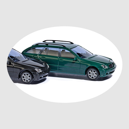 Busch 89137 HO Scale Mercedes-Benz C-Class Wagon, Dark Green