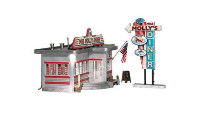 Woodland Scenics BR4956 N Scale Miss Molly's Diner