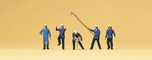 Preiser 79116 N Scale Firefighters Figure Set #2