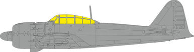Eduard EX1113 1/48 Zero TFace Canopy Mask Set MASK for EDUARD Kit